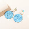 Elevate Your Style: Rattan Raffia Tassel Pendant Earrings by Haute Damsel