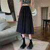 Timeless Elegance: Vintage Floral A-Line Pleated Long Skirt - Haute Damsel