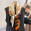 40633223774343Elevate Your Elegance: Haute Damsel's Square Silk Scarf