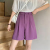 Elevate Your Style: Summer Wide Leg Knee-length Shorts - Haute Damsel