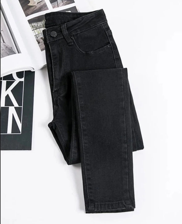  Black Skinny Jeans for Women - Stretch Donna Denim Pants