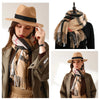 Signature Warmth Plaid Wool Scarf by Haute Damsel - Transitional Style for Winter to Spring