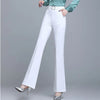 Chic Office Sophistication: Elegant Office Flare Pants by Haute Damsel