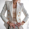 Elegant Solid Blazer - Timeless Sophistication by Haute Damsel