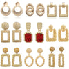 Evoke Timeless Glamour: Vintage Large Statement Earrings