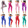 Shine Bright: Colorful Metallic Leggings - Haute Damsel