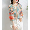 Casual Flare Sleeve Summer Blouse - Haute Damsel 