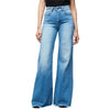 Wide Leg Jeans - Tassel Fashion Plus Size Mid-Waist Flare Jeans