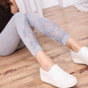 Sexy Gauze Patchwork Leggings 