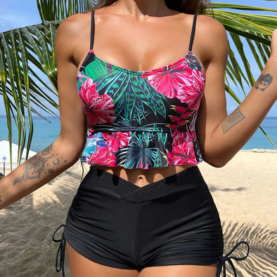 Sexy Print Tankini Set - Summer Two-Piece Swimsuit for Women | Haute Damsel