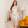 Satin Silk Nightgown - Luxurious Nights Await with Haute Damsel's Nightwear