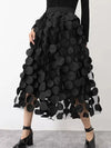 Haute Damsel Fashion Design Black Tulle Long Skirt - 2024 Fashion 