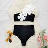 Sexy Flower Bandeau Bikini - Blossom into Elegance with Haute Damsel