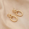 Edgy Elegance: Stainless Steel Chain Earrings by Haute Damsel