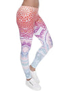 Ombre Mandala Yoga Leggings by Haute Damsel – Comfort Fit for Active Lifestyles