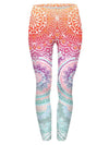 Ombre Mandala Yoga Leggings by Haute Damsel – Comfort Fit for Active Lifestyles