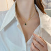 Double-Sided Roman Digital Wafer Pendant Necklaces at Haute Damsel