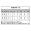 Size chart for the women’s jean shorts