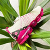  Spring Sneakers – Floral Knit Lace-Up Casual Shoes, Large Size