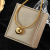 Golden Balls Beads Jewelry Set