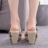 Summer Sandals  – High Heel Slippers, Thick Bottom Flip Flops