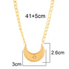 Sun Pendant Heart Necklace – sunburst and heart charms on a stainless steel polished finish
