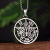 Tetragrammaton Stainless Steel Amulet for Men  Hebrew Tetragrammaton engraving.
