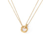 Vintage Flat Snake Chain Necklace 