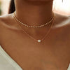 Vintage Flat Snake Chain Necklace 