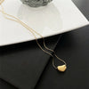 Vintage Flat Snake Chain Necklace – V-Shape Pendant