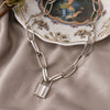 Vintage Flat Snake Chain Necklace 