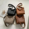 Wide Strap Leather Bucket Tote – Large Capacity Multi-Function Shoulder Bag for Women | Casual Luxury Handbag