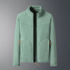 Front view of jacket fully zipped -Haute Damsel