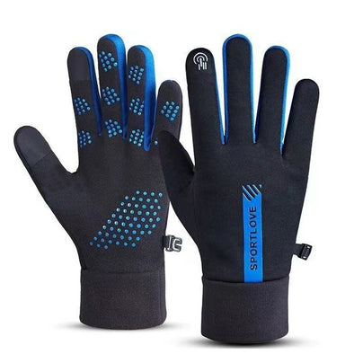 Winter Skiing and Cycling Gloves for Men and Women - Waterproof Thermal Non-Slip Gloves with Touch Screen Capability. Ideal for Outdoor Sports.