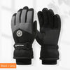 Winter Skiing and Cycling Gloves for Men and Women - Waterproof Thermal Non-Slip Gloves with Touch Screen Capability. Ideal for Outdoor Sports.