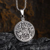 Witchcraft Pentagram Necklace – pentagram and Tetragrammaton pendant on a stainless steel chain