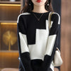 Women's Autumn Crewneck Knit Sweater – Trendy  Korean Style Pullover Jumper for Casual Wear