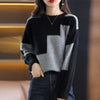Women's Autumn Crewneck Knit Sweater – Trendy  Korean Style Pullover Jumper for Casual Wear