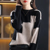 Women's Autumn Crewneck Knit Sweater – Trendy 2024 Korean Style Pullover Jumper for Casual Wear