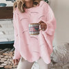 New Fashion Women's Hollow Out Knit Sweater – Elegant Loose Fit Pullover for Spring, Autumn, and Winter