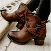 Women’s Leather Boots – Winter & Spring Casual Footwear