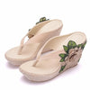 Women's Summer Sandals – High Heel Slippers, Thick Bottom Flip Flops