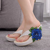 Women's Summer Sandals – High Heel Slippers, Thick Bottom Flip Flops