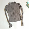 Zip-Front Yoga Shirt – full-zip design, styled for gym workouts perfect for fitness enthusiasts