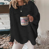New Fashion Women's Hollow Out Knit Sweater – Elegant Loose Fit Pullover for Spring, Autumn, and Winter