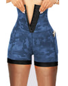 Tie-Dye Tummy Control Yoga Shorts – Butt Lift & Pockets | Haute Damsel