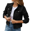 Button-up closure detail black style 