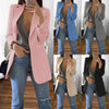 Front view of Chic Slim-Fit Oversized Women's Blazer – Haute Damsel