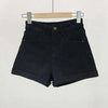 women’s classic blue denim shorts