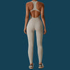 cream One-Piece Activewear – sleek and versatile for gym workouts